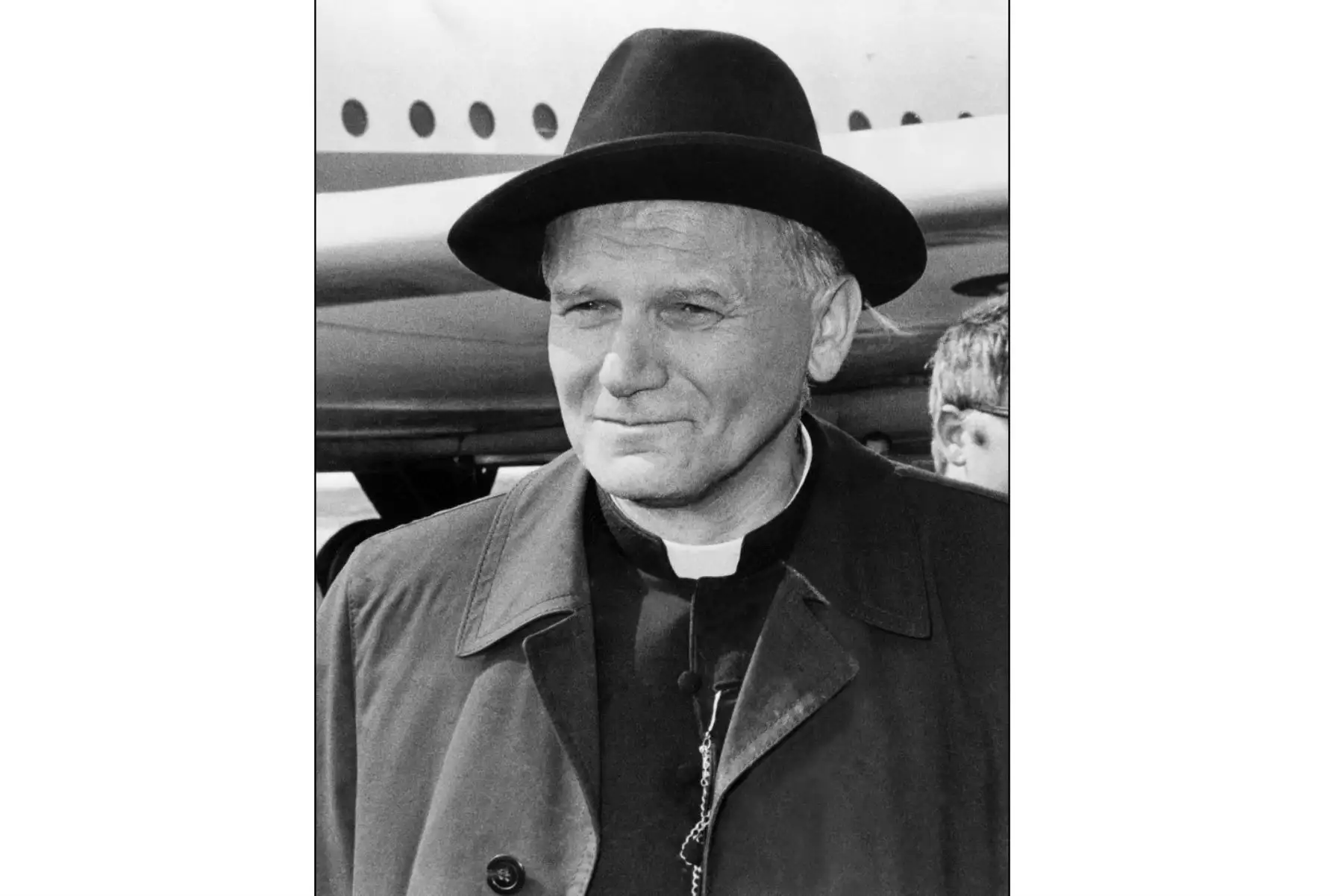 Un retrato sin fecha y sin ubicar de Juan Paul II.
Foto: AFP