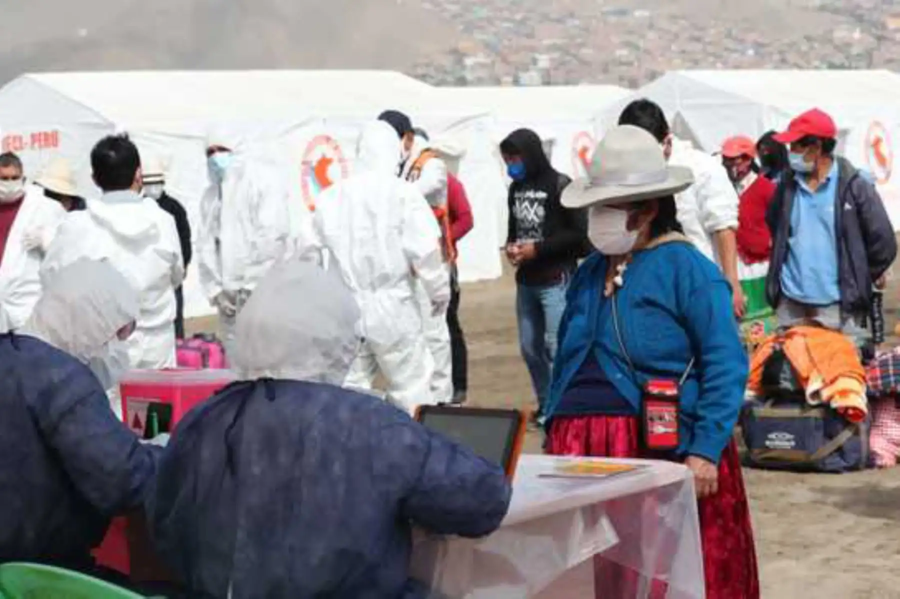 Tras pasar cuarentena en un albergue en Ancón, más de 200 personas de condiciones vulnerables serán trasladadas a su región Áncash. Foto: ANDINA/Difusión