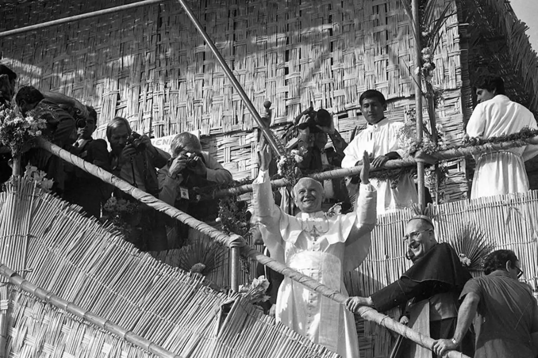 Visita del Papa Juan Pablo II al Perú en 1985. 
Foto: ANDINA/archivo