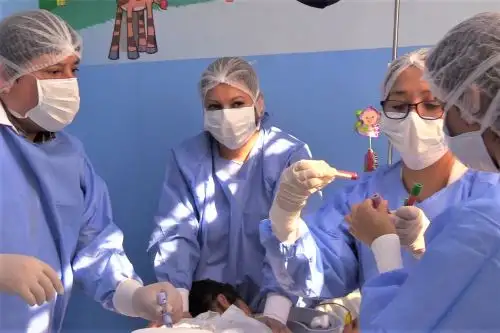 Personal del servicio Hospital de Día del Instituto Nacional de Salud del Niños, sede Breña.
