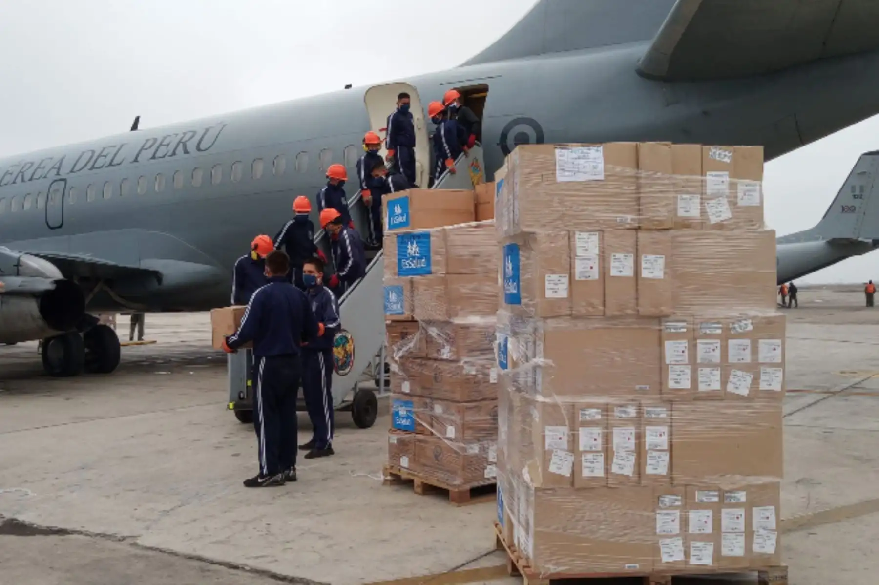 EsSalud movilizó cerca de 30 toneladas de equipos de protección e insumos médicos a las regiones del Cusco, Áncash y Puno. Foto:ANDINA/Essalud