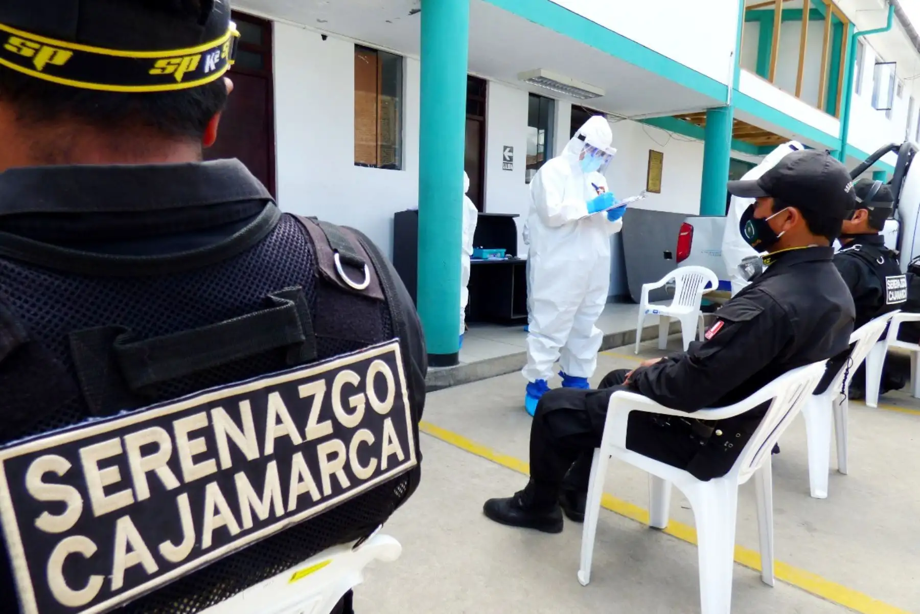 La Diresa y EsSalud aplicarán pruebas de descarte de covid-19 al personal de serenazgo de la municipalidad provincial de Cajamarca. Foto: ANDINA/Difusión
