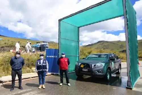 En total se instalarán ocho pórticos de desinfección como parte de una gestión liderada por el Gobierno Regional de La Libertad.