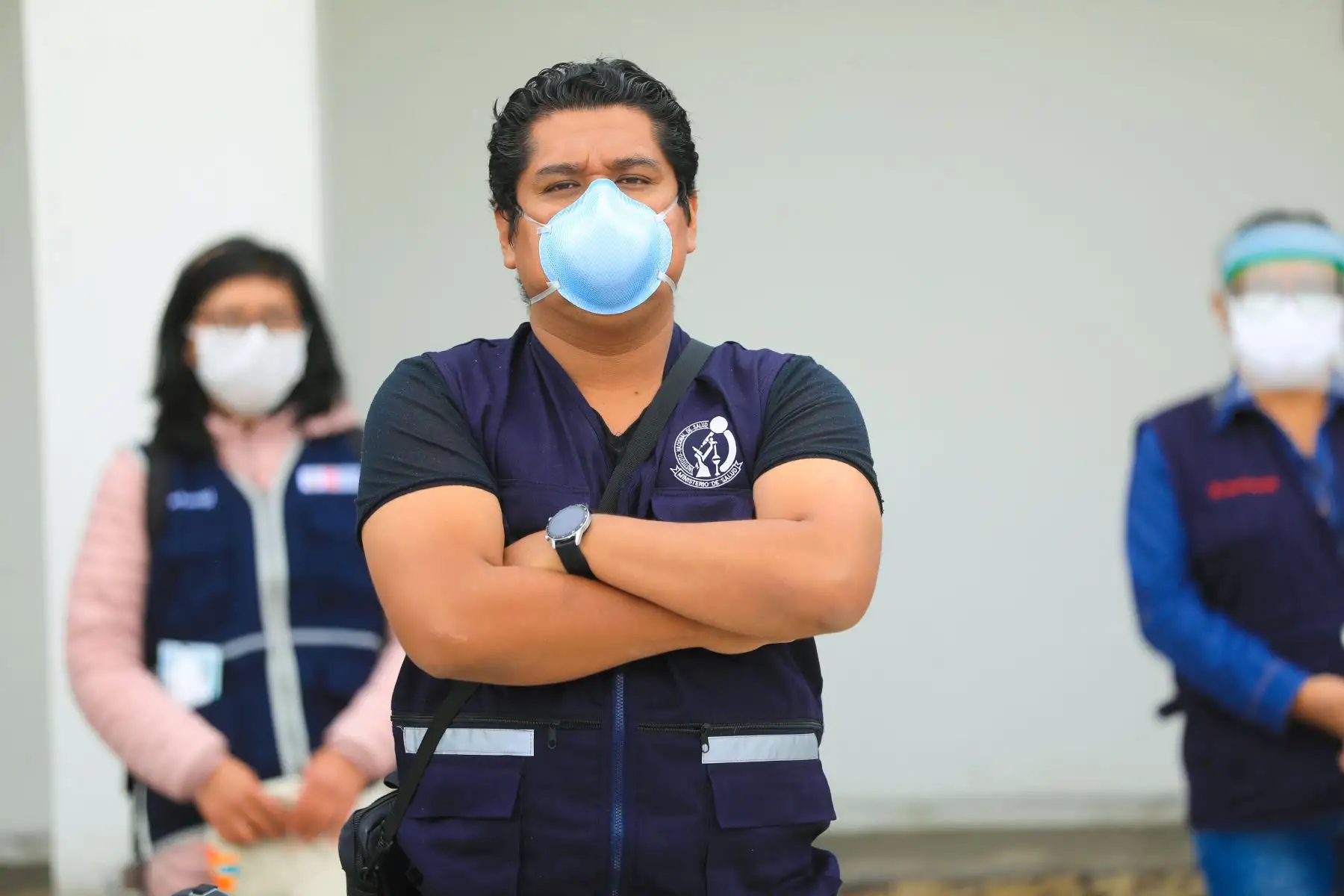 La ministra de la Producción, Rocío Barrios, viajó a la ciudad de Iquitos acompañada de 9 enfermeros y enfermeras procedentes de Puno y 3 médicos que se sumarán al personal de salud contra el covid-19; en la región Loreto. Foto:ANDINA/Produce