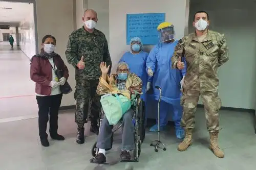A sus 93 años se convierte en un orgullo para la Marina de Guerra del Perú, cuyos miembros luchan y resguardan el país junto a miembros de las Fuerzas Armadas y policiales en medio del Estado de Emergencia Nacional. ANDINA/Difusión