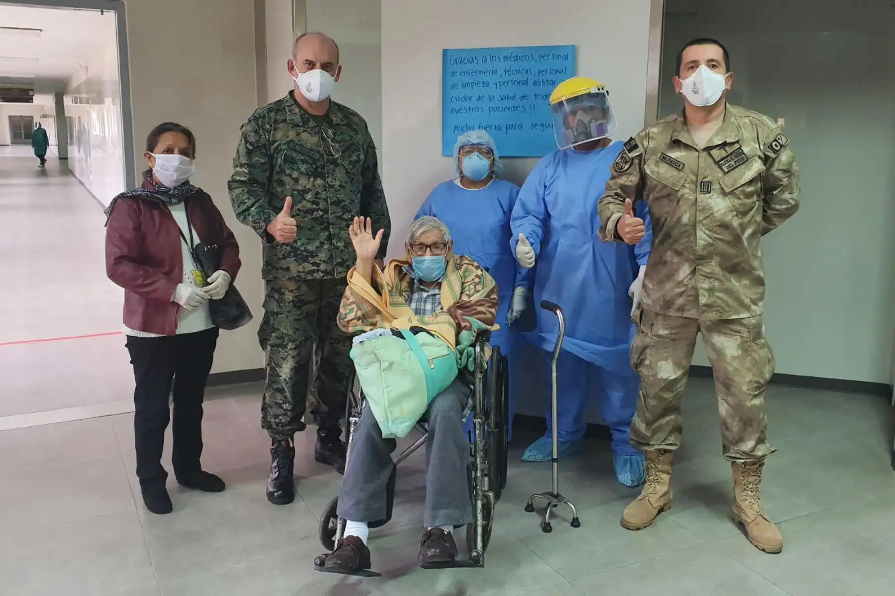 A sus 93 años se convierte en un orgullo para la Marina de Guerra del Perú, cuyos miembros luchan y resguardan el país junto a miembros de las Fuerzas Armadas y policiales en medio del Estado de Emergencia Nacional. ANDINA/Difusión
