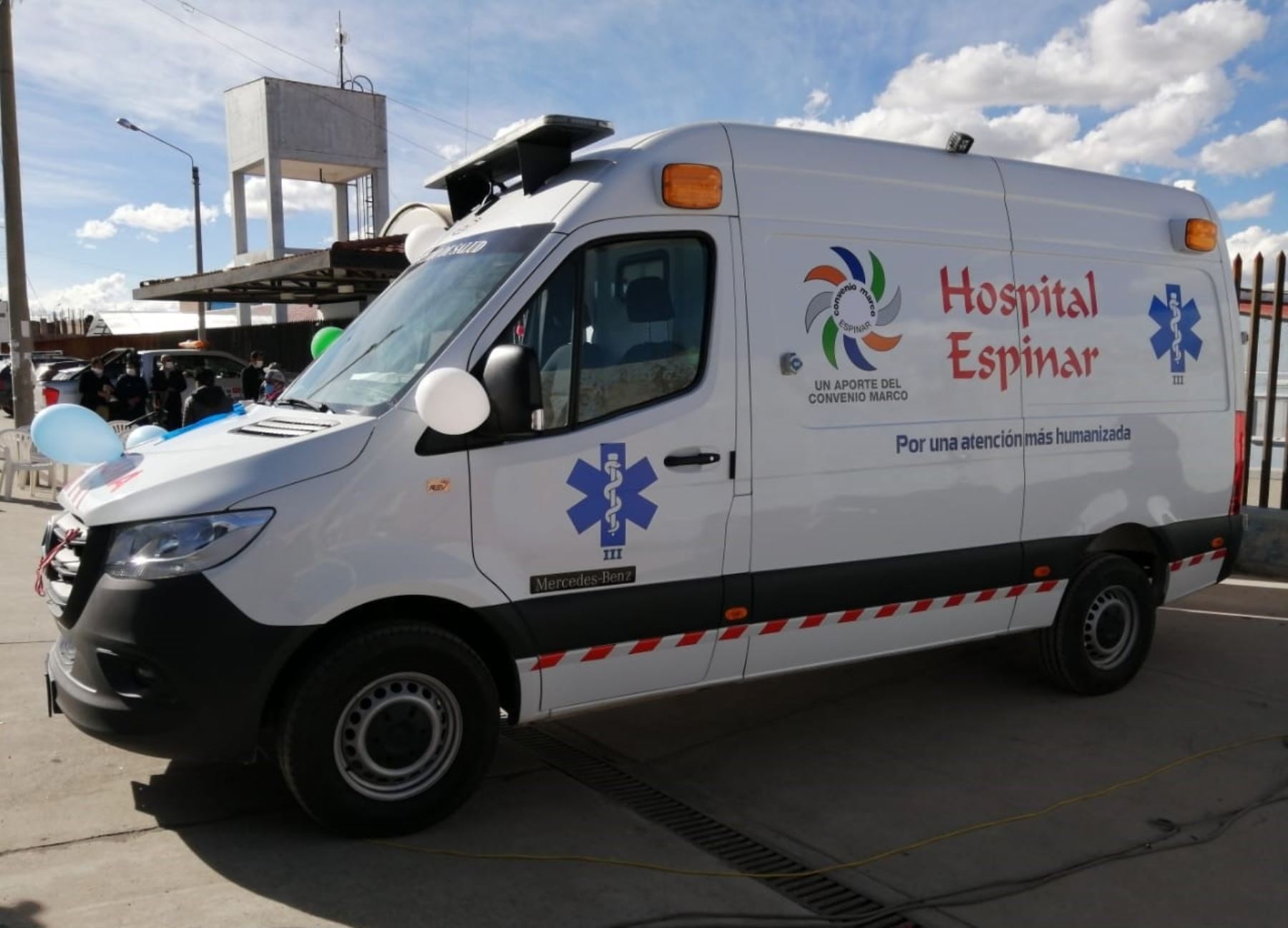Entregan ambulancia y 5,000 pruebas rápidas a Hospital de Espinar, en Cusco para combatir propagación del coronavirus. ANDINA/Difusión