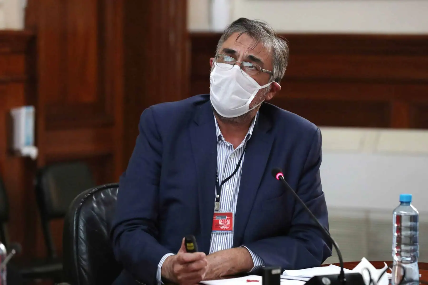Con el objetivo de optimizar la atención de salud en zonas rurales de Loreto, el premier 
Vicente Zeballos lidera sesión con titulares de Minsa, MIMP, Mindef, EsSalud, viceministra de Interculturalidad, Fuerzas Armadas y viceministro de Gobernanza Territorial. 
Foto: PCM