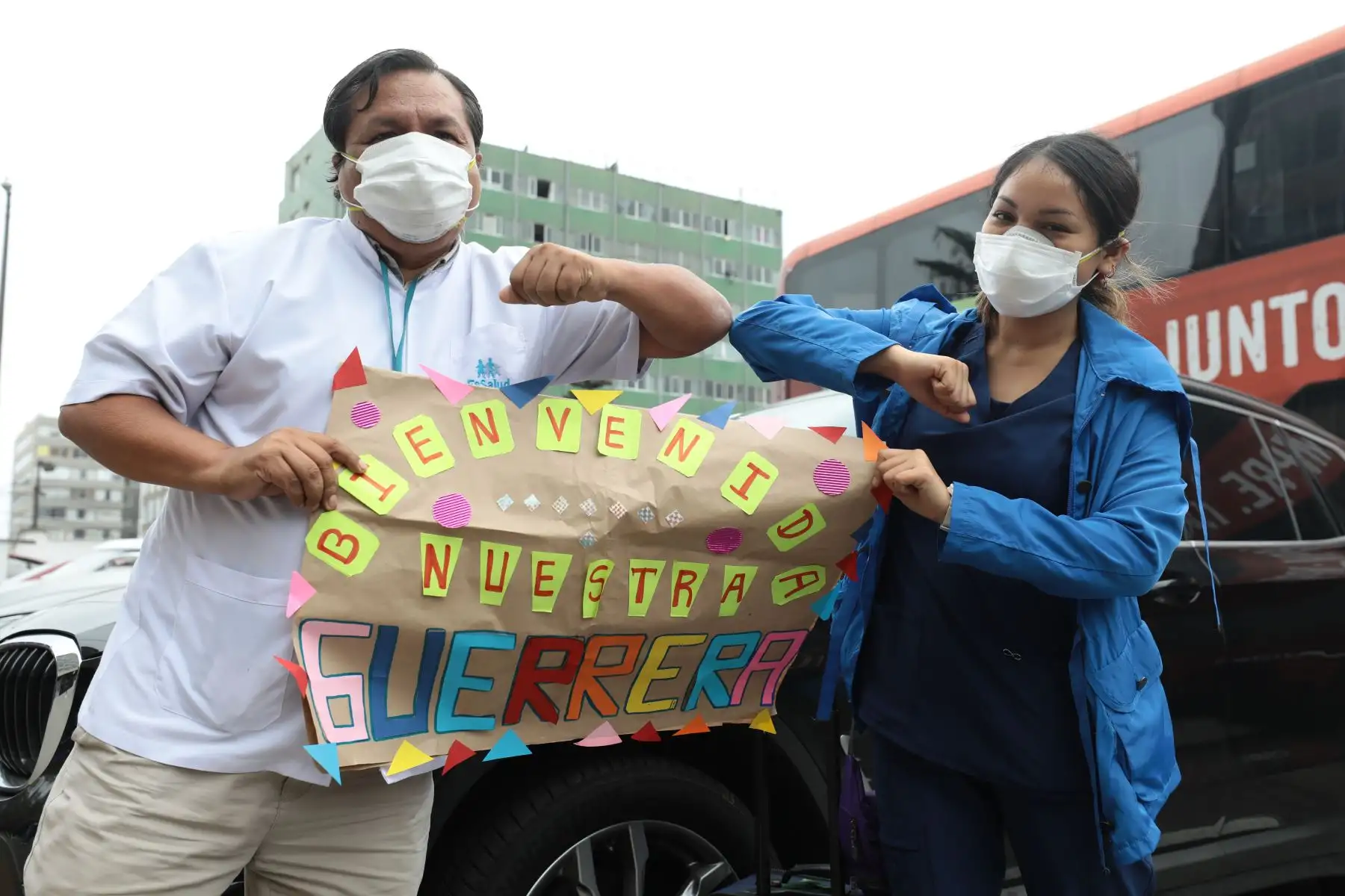 Equipo de profesionales de la salud regresan de Loreto.
Foto: Essalud