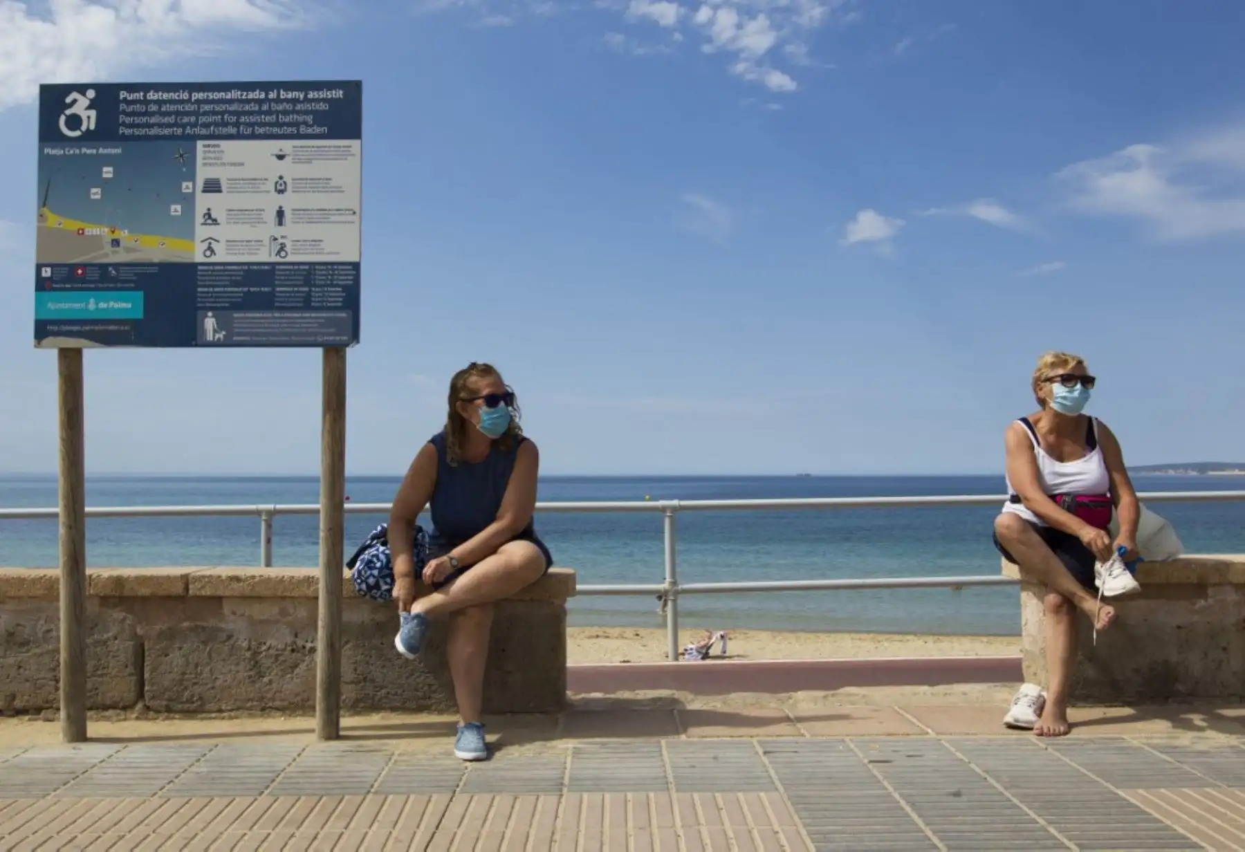 España ingresa en desconfinamiento total a partir de hoy tras varias semanas en cuarentena por el coronavirus covid-19. Foto: AFP