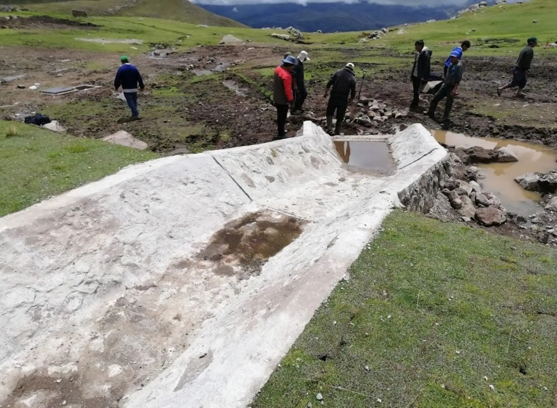 Proyectos de  cosecha y siembra de agua generarán 17,000 jornales de trabajo en la región Áncash, afirmó el Ministerio de Agricultura y Riego. ANDINA/Difusión