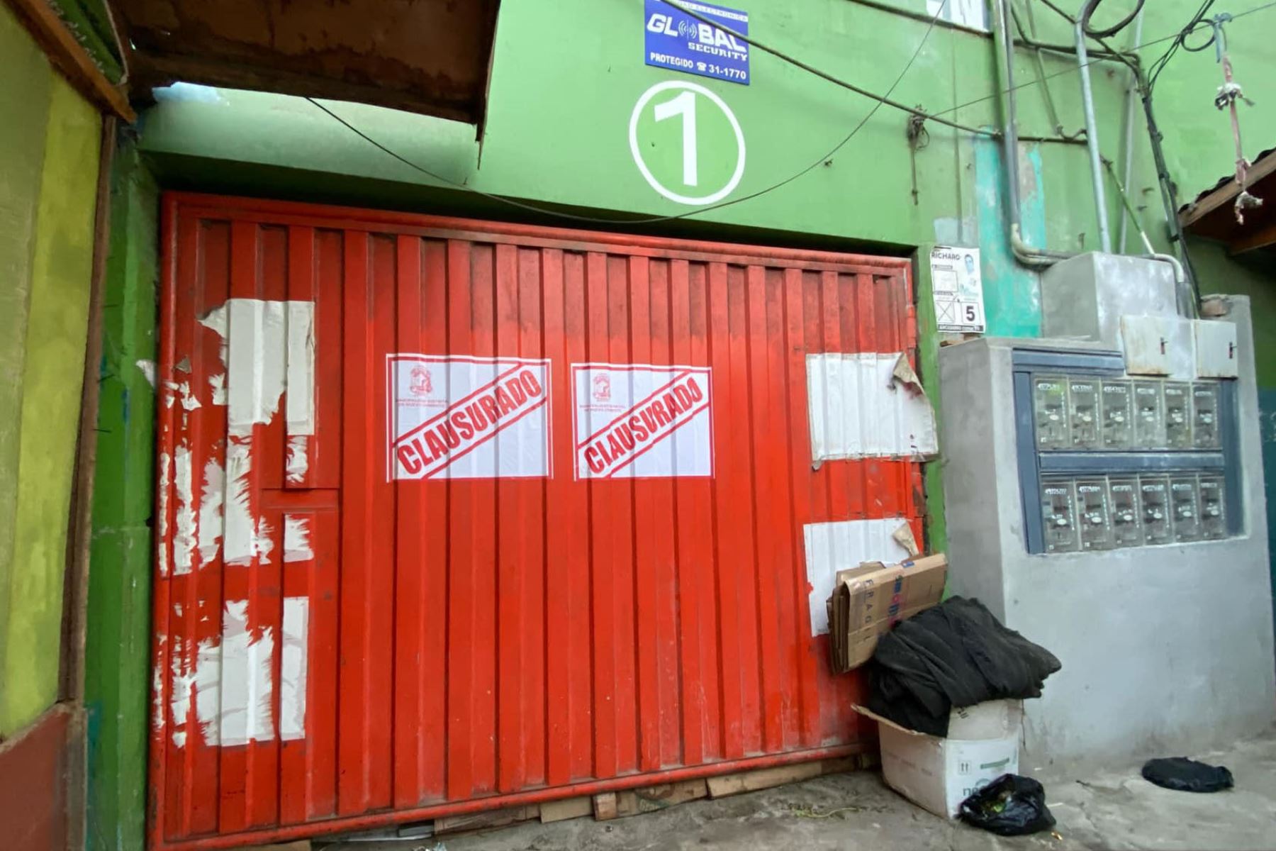 El mercado Buenos Aires de Nuevo Chimbote (Áncash) fue cerrado por siete días tras detectar 18 casos positivos de covid-19 Foto: Cortesía Gonzalo Horna