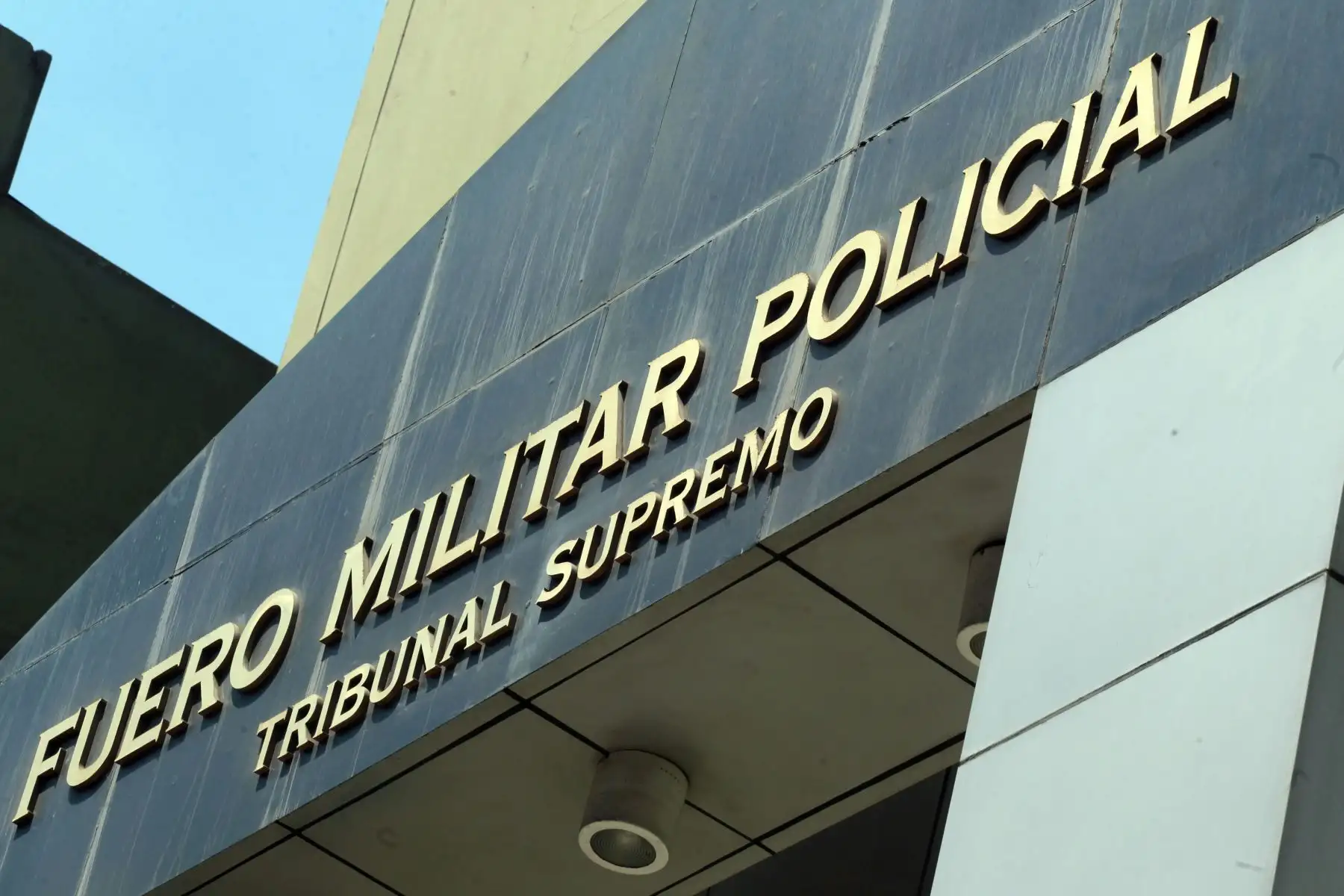 Sede del Fuero Militar Policial. ANDINA/Difusión
