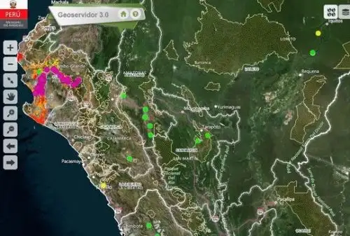 Ministerio del Ambiente y Serfor monitorean en tiempo real las condiciones y estado de conservación de los ecosistemas. ANDINA/Difusión