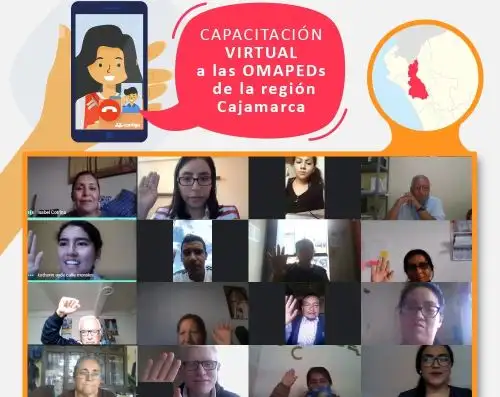 Programa Contigo capacita a funcionarios de Cajamarca para mejorar la atención a personas con discapacidad severa. ANDINA/Difusión