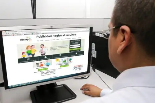 Usuarios podrán realizar este trámite a través del Servicio de Publicidad Registral en Línea.