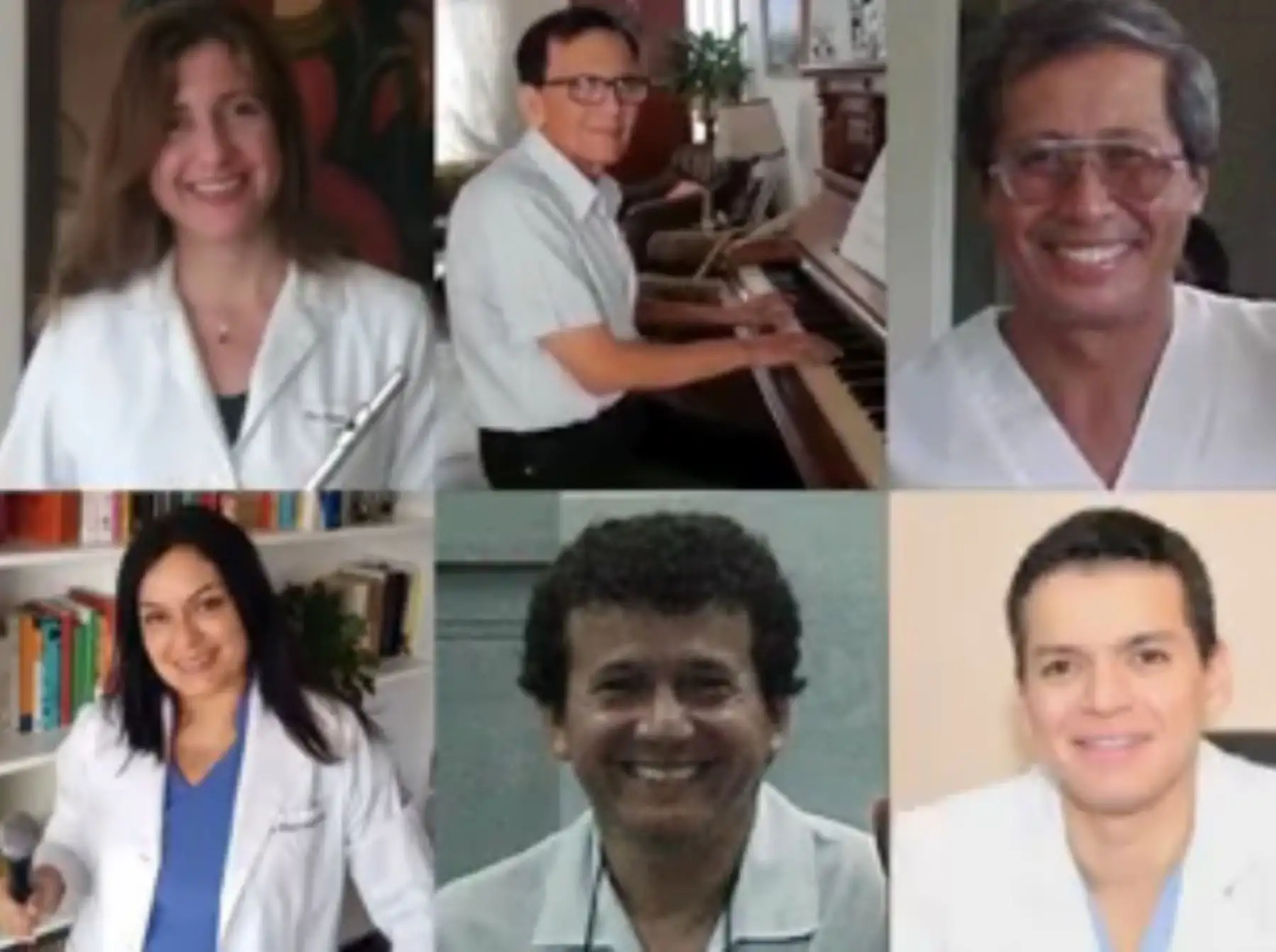 La orquesta "Los Galenos", conformada por médicos peruanos, interpretaron virtualmente este miércoles la canción titulada "Color esperanza".