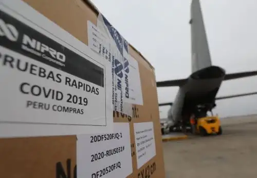 Ministerio de Salud lleva más de 5,000 pruebas rápidas, mascarillas y medicamentos para comunidades indígenas de la cuenca del río Corrientes, en Loreto. ANDINA/Difusión