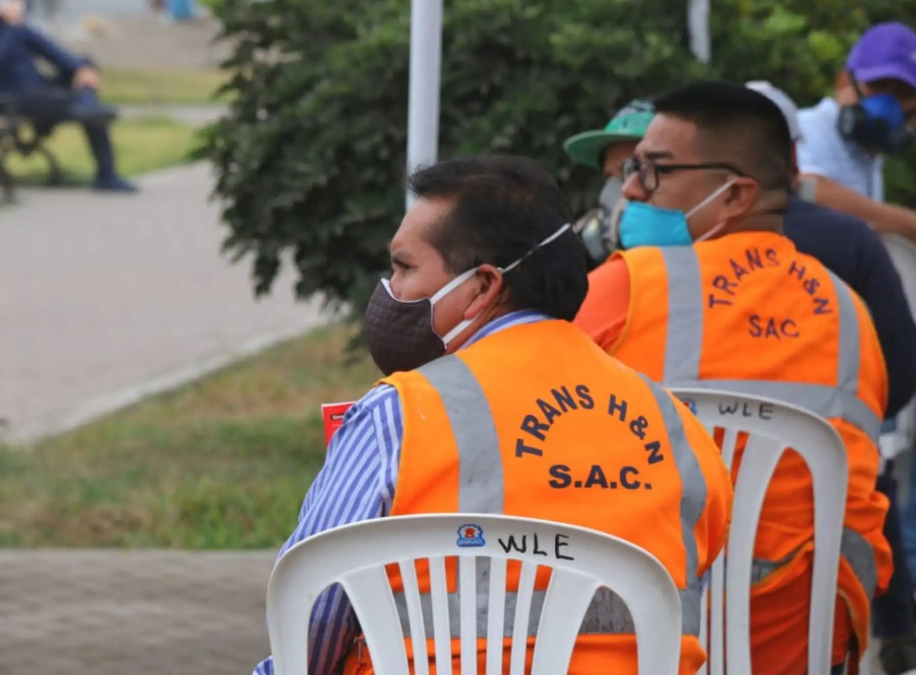Esta vez se realizaron pruebas a dos mil transportistas de carga de distintas regiones que a diario ingresan al puerto del Callao. Foto: ANDINA/MTC