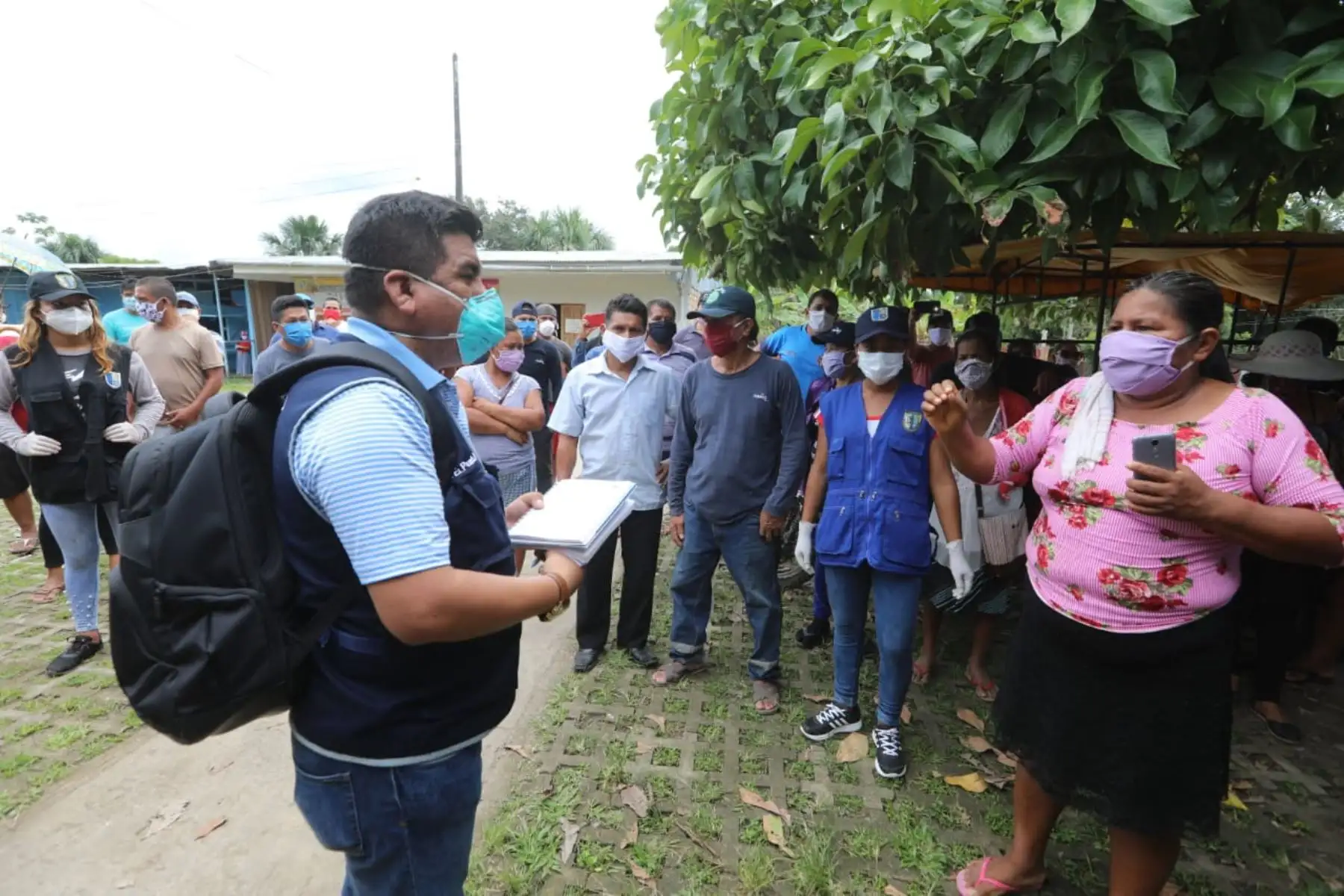 Minsa ha iniciado la atención sanitaria priorizando su labor en beneficio de 39 comunidades nativas de la población indígena Achuar, Kichwa y Urarina, en Loreto. El director de Pueblos Indígenas del MINSA, Víctor Murrieta, participó en la comitiva. Foto: ANDINA/Minsa
