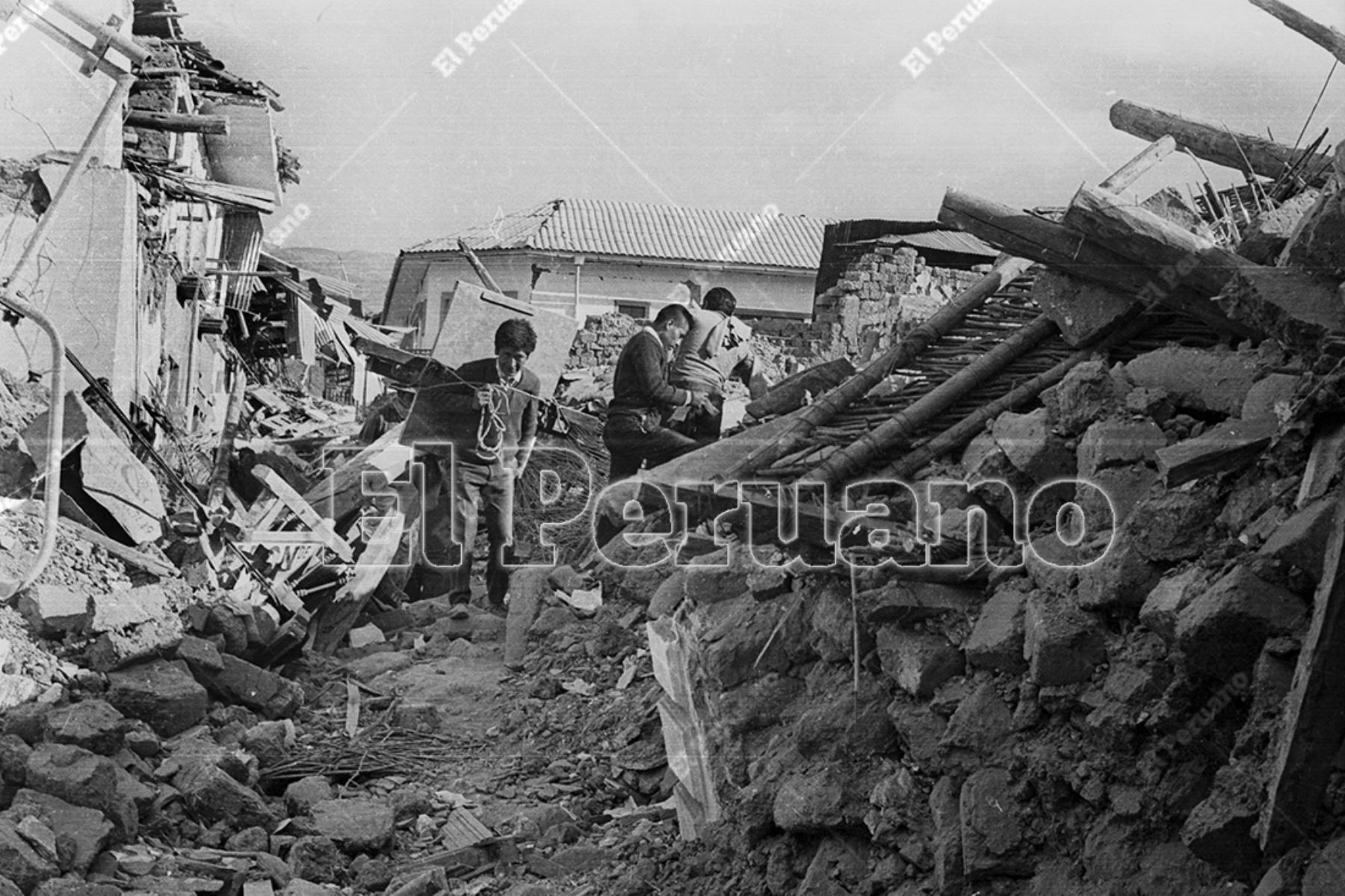 El Perú, y en especial Áncash, conmemora los 52 años del terremoto de 1970, la peor tragedia que causó más de 70,000 muertos. ANDINA/archivo