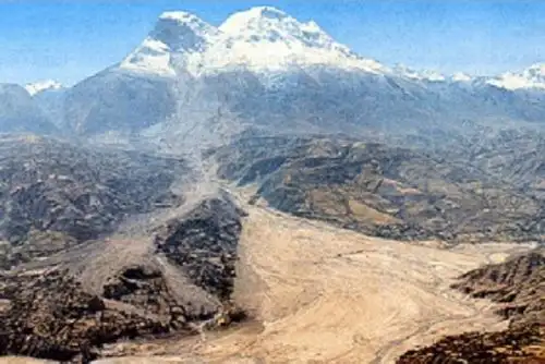 El Ingemmet ha determinado que la Cordillera Blanca, es una de las zonas con mayor presencia y actividad de movimientos en masa, marcada por grandes eventos, algunos recurrentes en el tiempo, como los deslizamientos, erosiones superficiales, cárcavas (zanja en el suelo producido por la erosión de las corrientes de agua), caídas, avalanchas de rocas, flujos de detritos (huaicos y aluviones) y movimientos complejos.