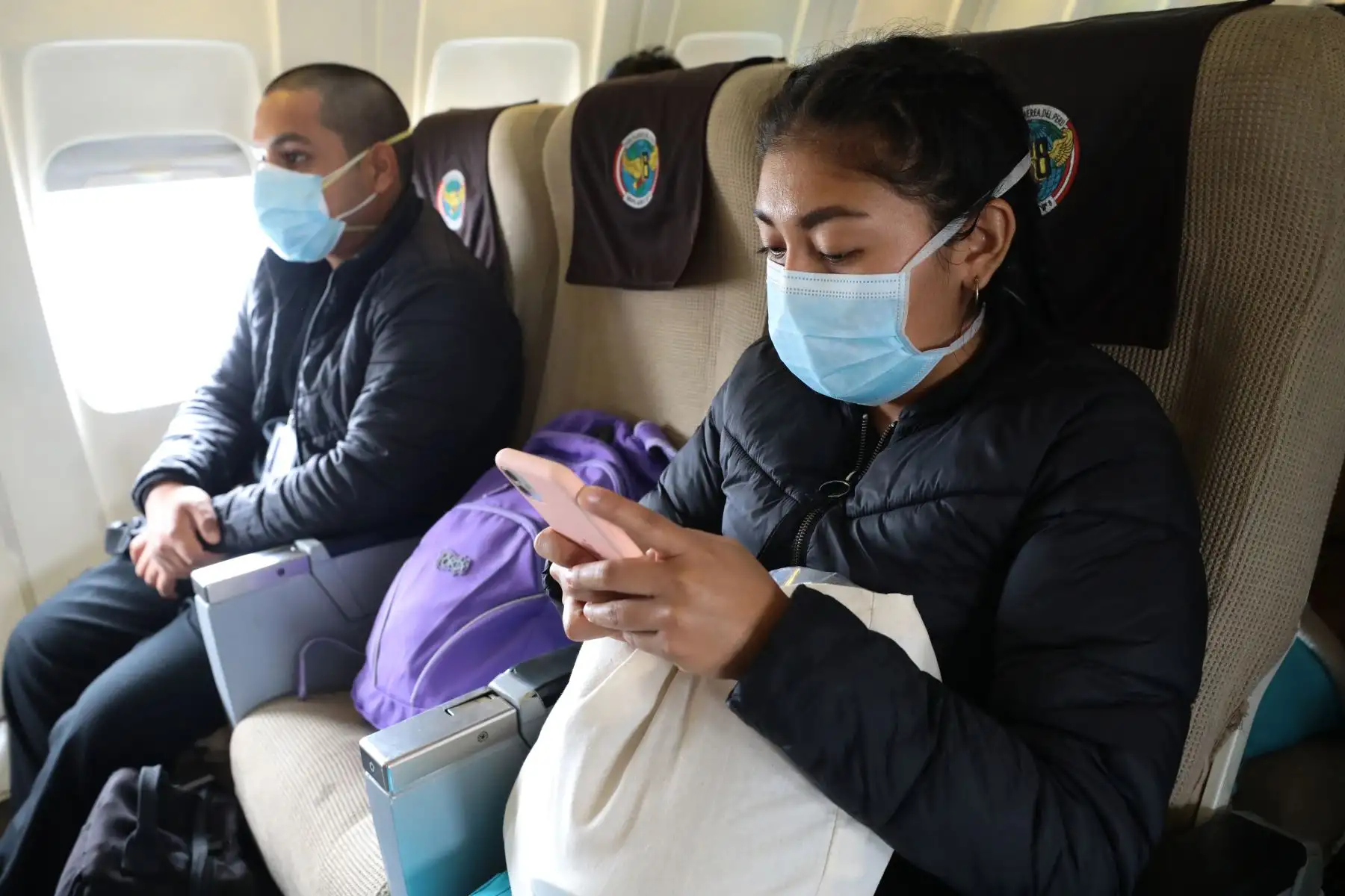 Hoy partieron nuevamente 37 profesionales de la salud a Iquitos. Ellos conforman la primera brigada que abrió el “hospital blanco” con lo cual su regreso completa un ciclo de gestión y una dinámica que busca la estabilidad en la atención al paciente. Foto: ANDINA/ EsSalud