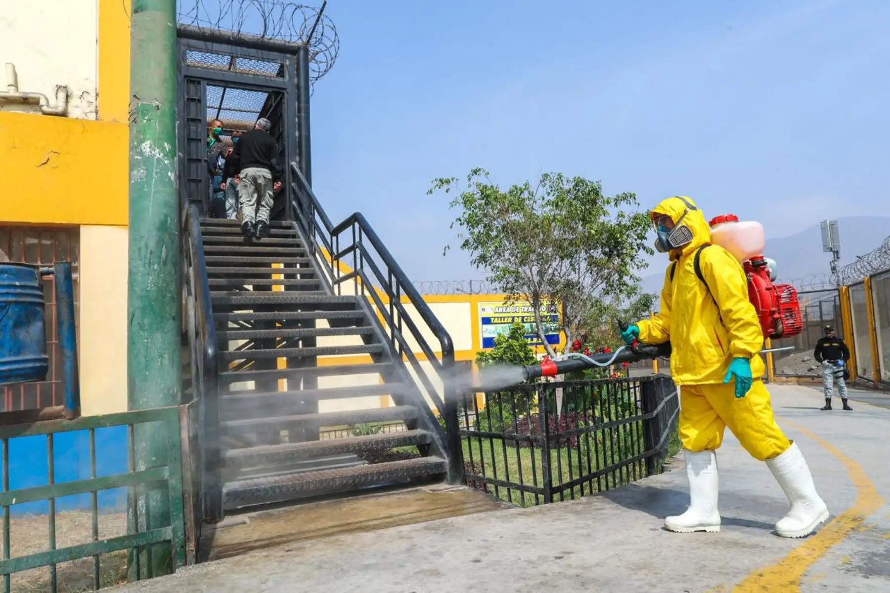 Inpe realizó más de 450 acciones de desinfección en penales del Perú. Foto: ANDINA/Difusión.
