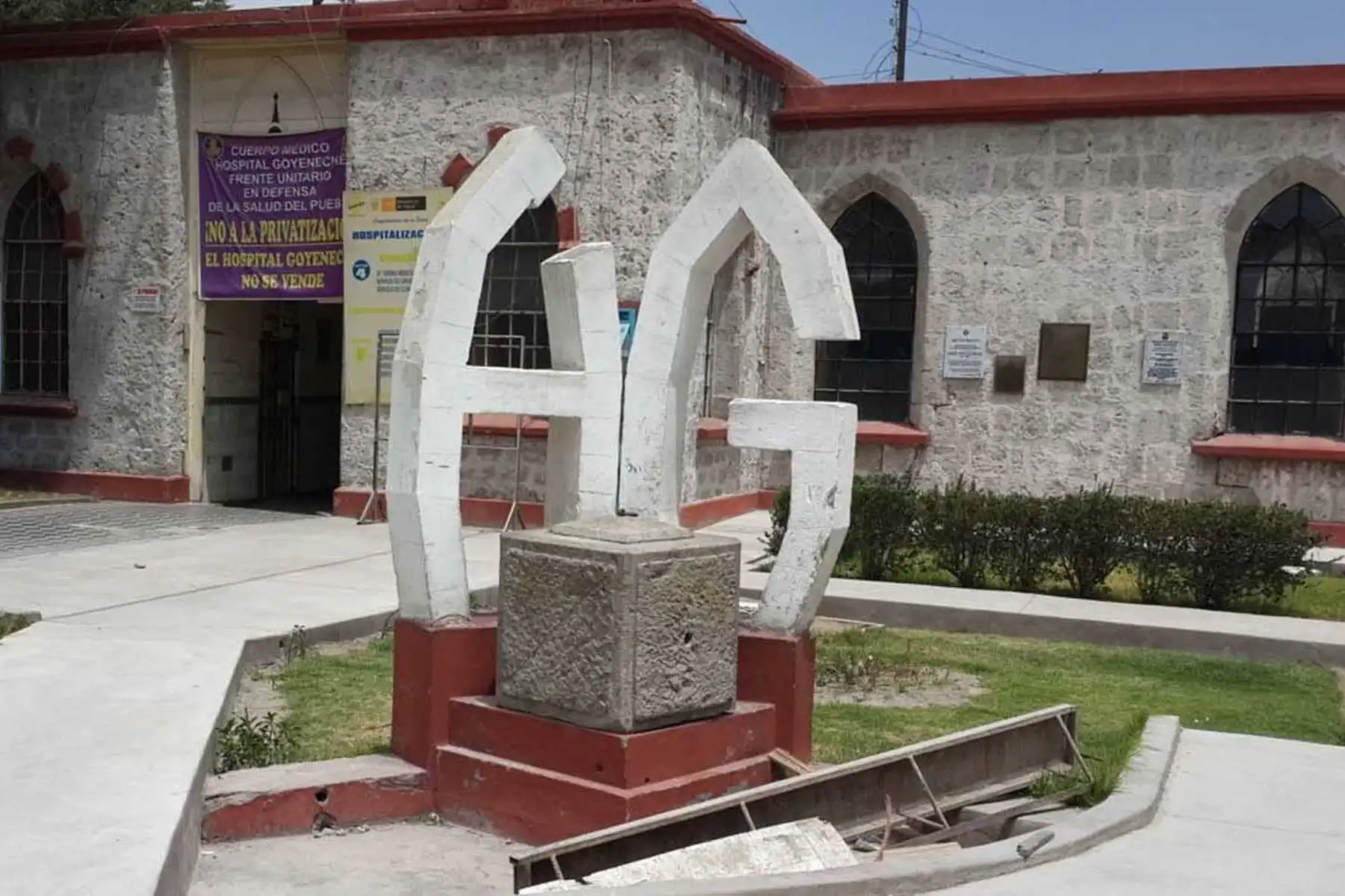 El Hospital Goyeneche de Arequipa fue declarado monumento mediante la Resolución Suprema N° 2900-72-ED, del 28 de diciembre. Foto: ANDINA/Difusión