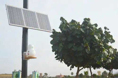 Los módulos “qHAWAX” monitorean los parámetros monóxido de carbono (CO), dióxido de nitrógeno (NO2), dióxido de azufre (SO2), entre otros.