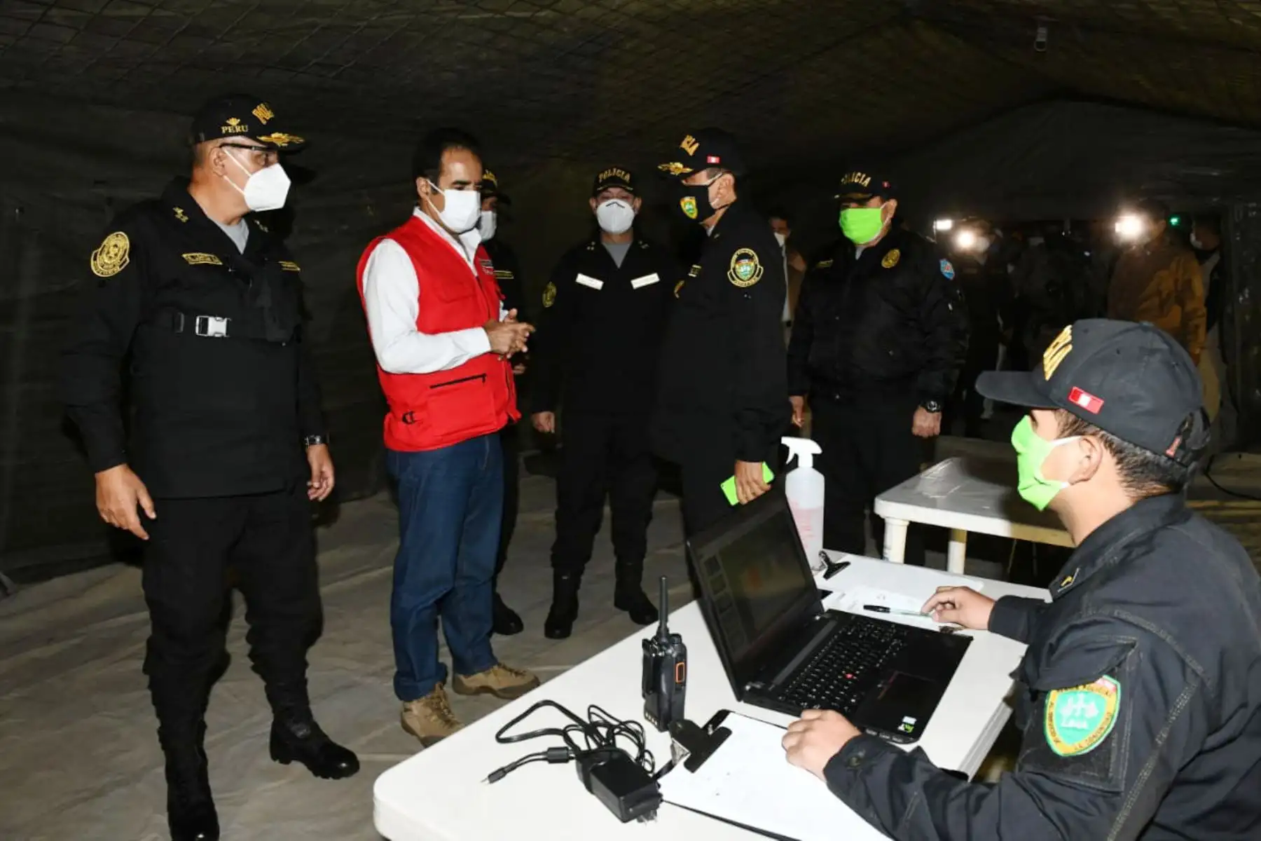 Operativo policial en Carabayllo contó con gran despliegue de diversas unidades especializadas de la Policía Nacional. Foto: ANDINA/Difusión