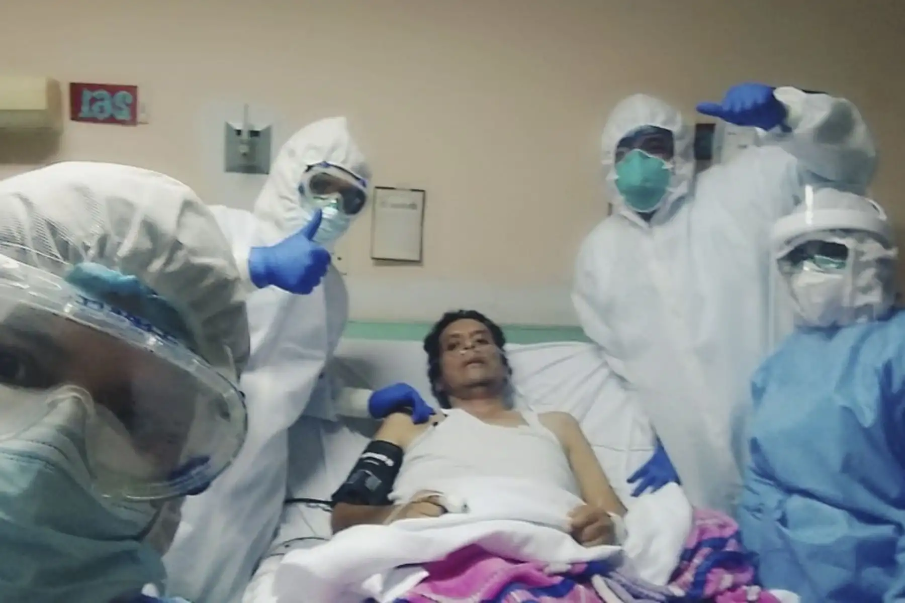 Pacientes del Hospital Regional de Chimbote han superado con éxito la fase crítica de la enfermedad. ANDINA/Difusión