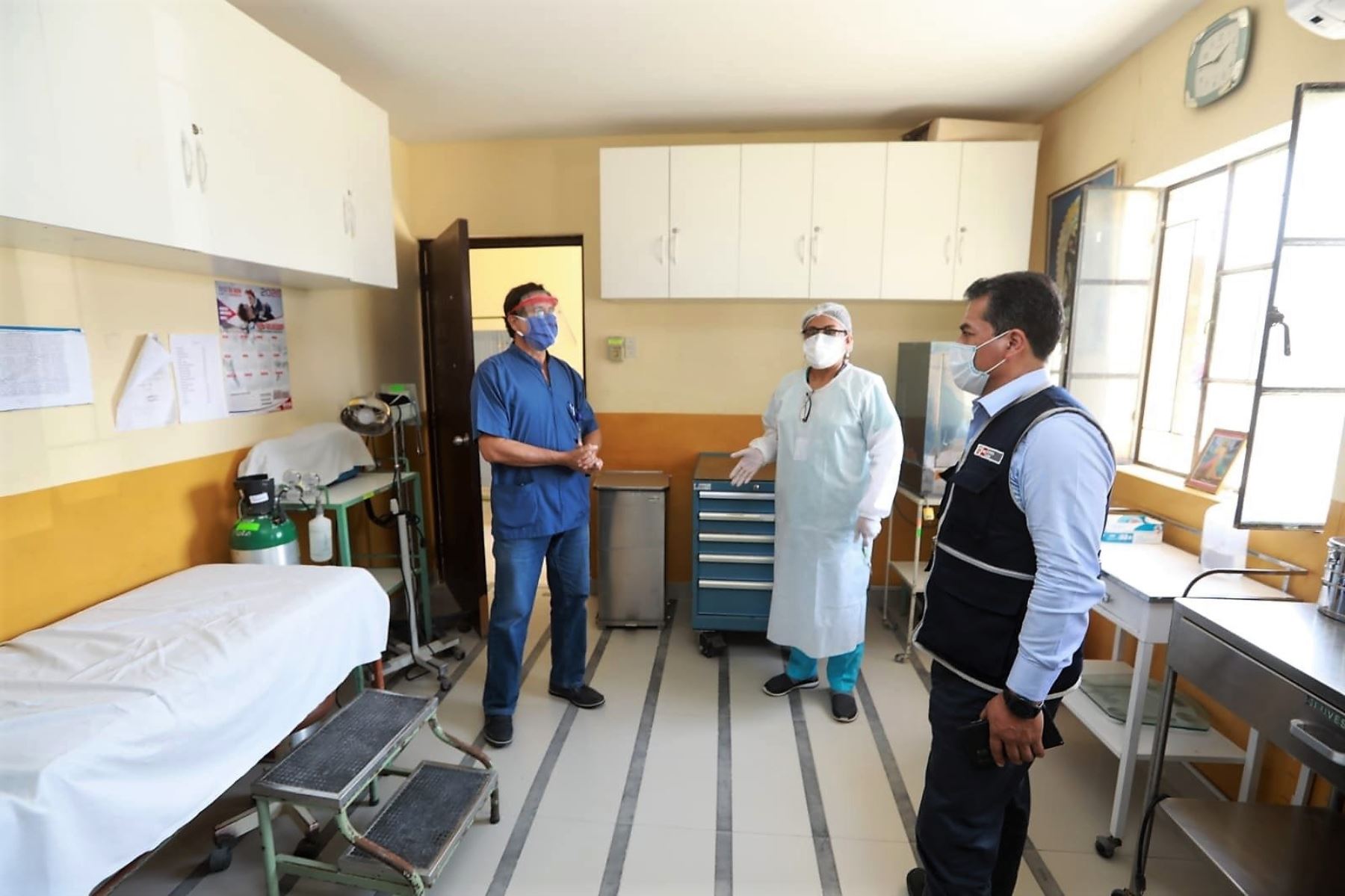 Viceministro Vícto Bocángel supervisa acciones de salud contra el coronavirus en Piura.