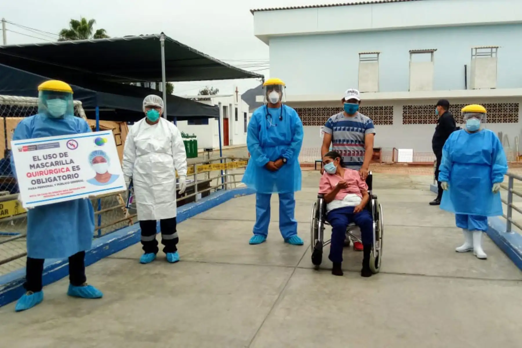 Una septuagenaria con derrame cerebral y tres portadores de VIH vencieron al nuevo coronavirus y retornaron a sus viviendas. Foto: Cortesía Gonzalo Horna