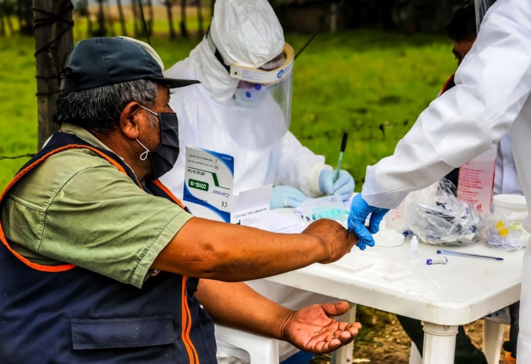 Cajamarca emprende acciones para detectar posibles casos de coronavirus en su etapa inicial y realizará más de 3,500 pruebas rápidas. ANDINA/Difusión