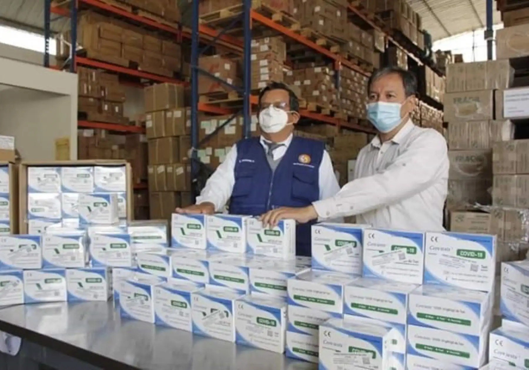 Áncash adquiere 21,000 pruebas rápidas para distribuir entre sus redes de salud para el diagnóstico temprano del coronavirus. ANDINA/Difusión