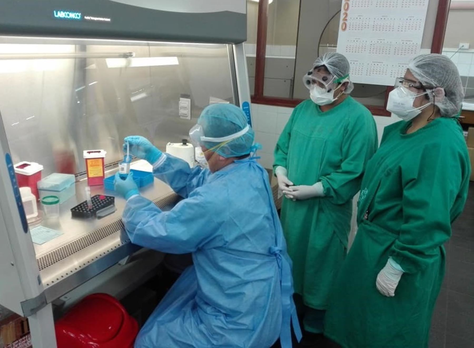 Hospital de EsSalud Cusco logra procesar las pruebas moleculares para detectar posibles casos de coronavirus (covid-19) en solo tres horas. ANDINA/Difusión