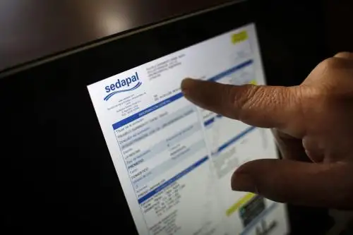 Recibo electrónico Sedapal. Foto: ANDINA/Renato Pajuelo.