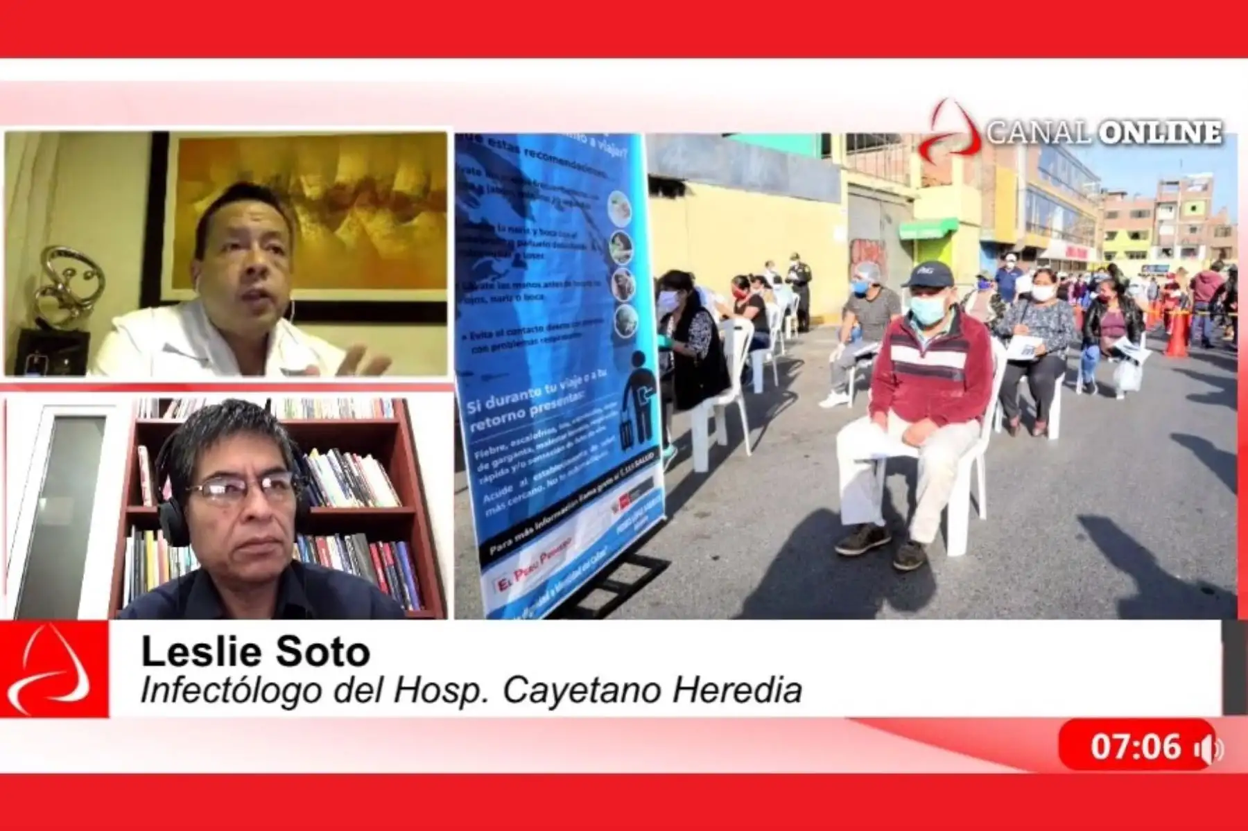 Médico infectólogo Leslie Soto, especialista en enfermedades infecciosas y tropicales del hospital Cayetano Heredia.