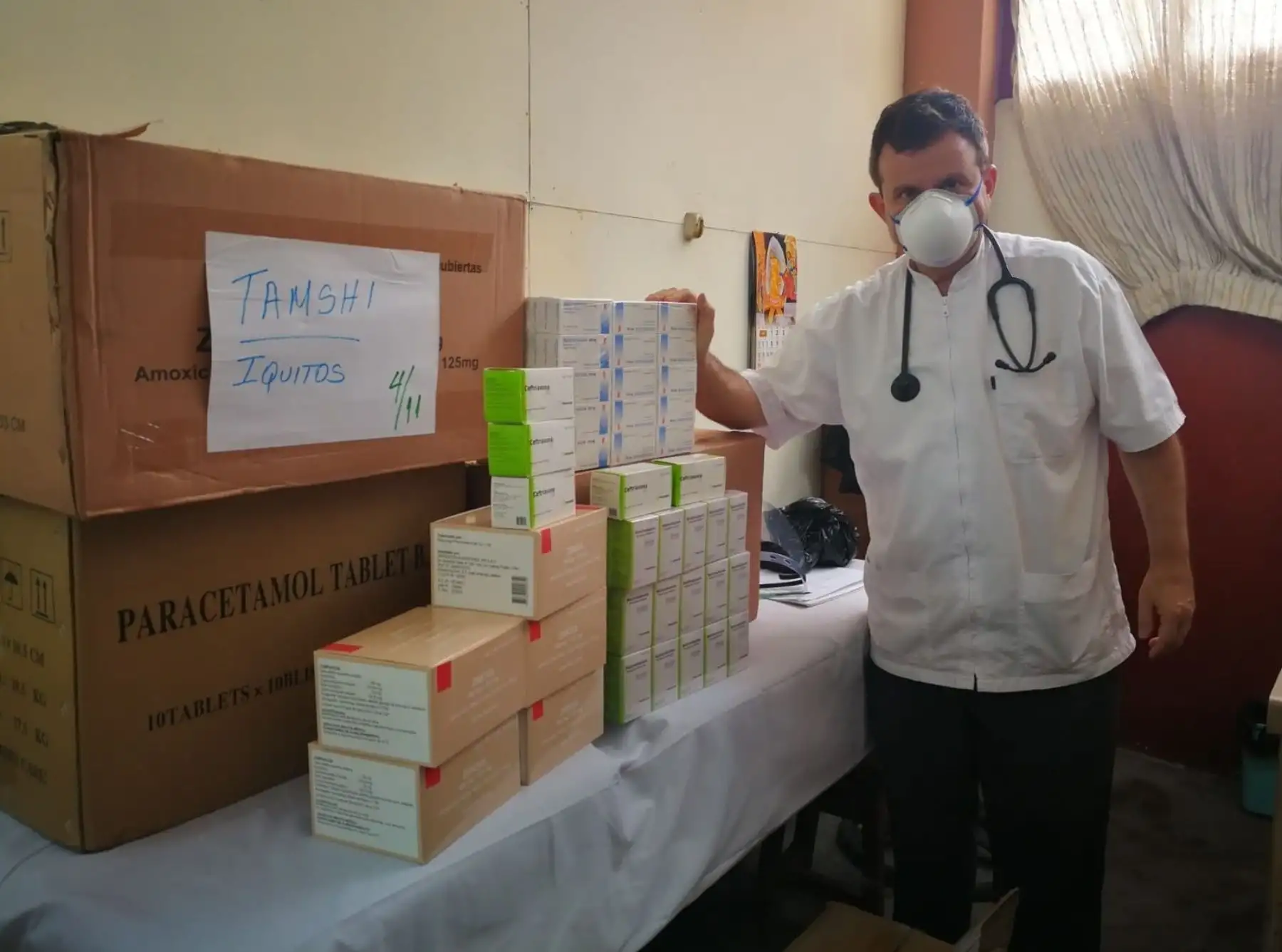 Ejemplo de solidaridad. Empresas donan medicamentos esenciales y oxígeno para combatir el covid-19 en regiones. ANDINA/Difusión