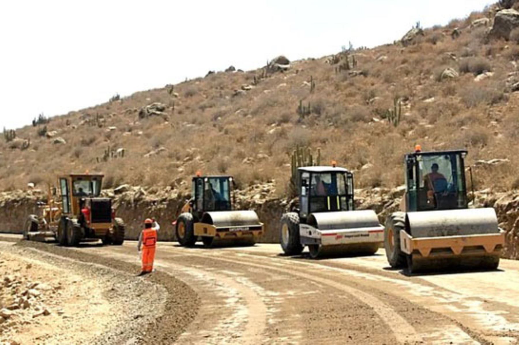 Varias obras se reiniciarán en Moquegua en esta segunda fase de la reactivación económica, informó el viceministro de Transportes, Carlos Estremadoyro. Foto: MTC