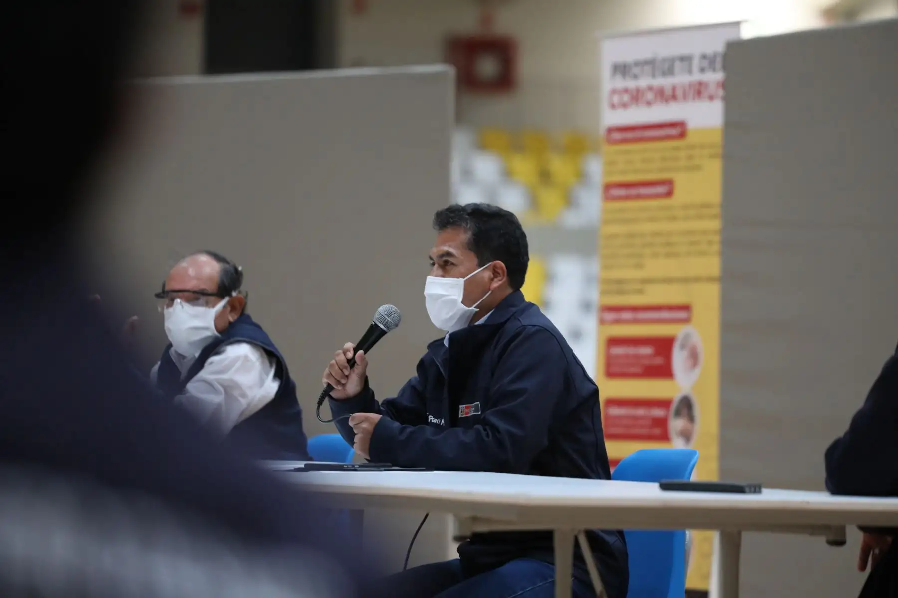 Reunión con directores de centros de salud de la Diris Lima Sur.
Foto: Minsa