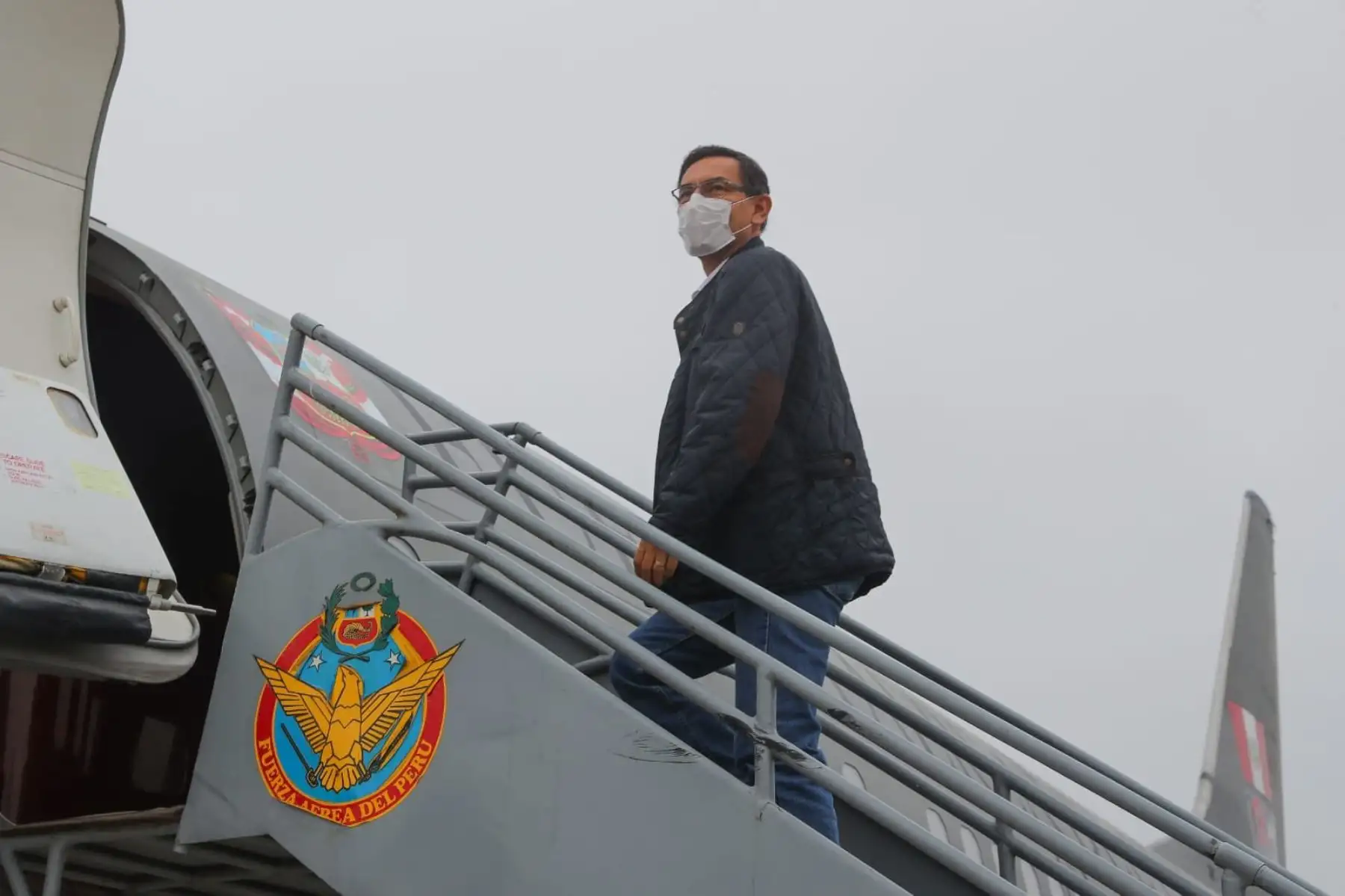 Presidente Martín Vizcarra viaja a la región Madre de Dios para inspeccionar acciones frente al covid-19.