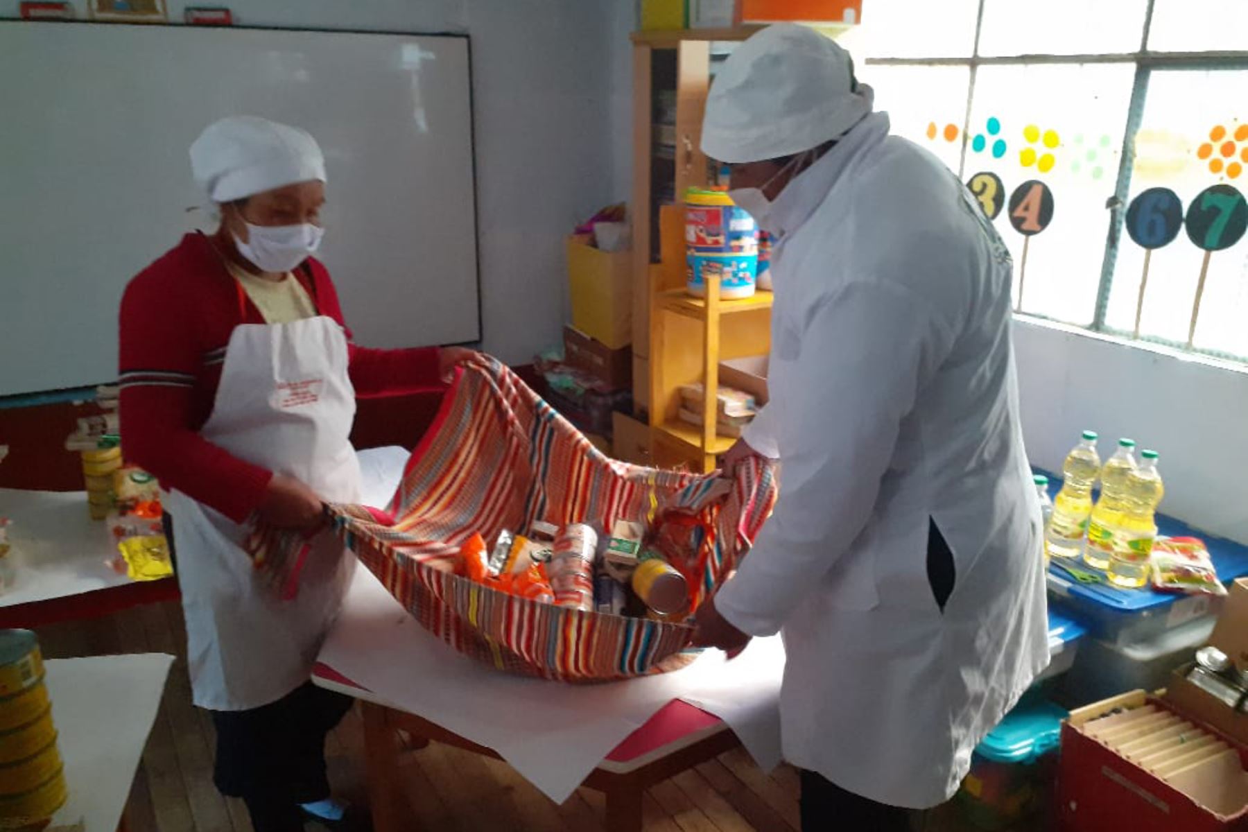El programa Qali Warma atiende con variados alimentos a escolares de la región Junín, que forman parte del Vraem, Foto: ANDINA/Difusión