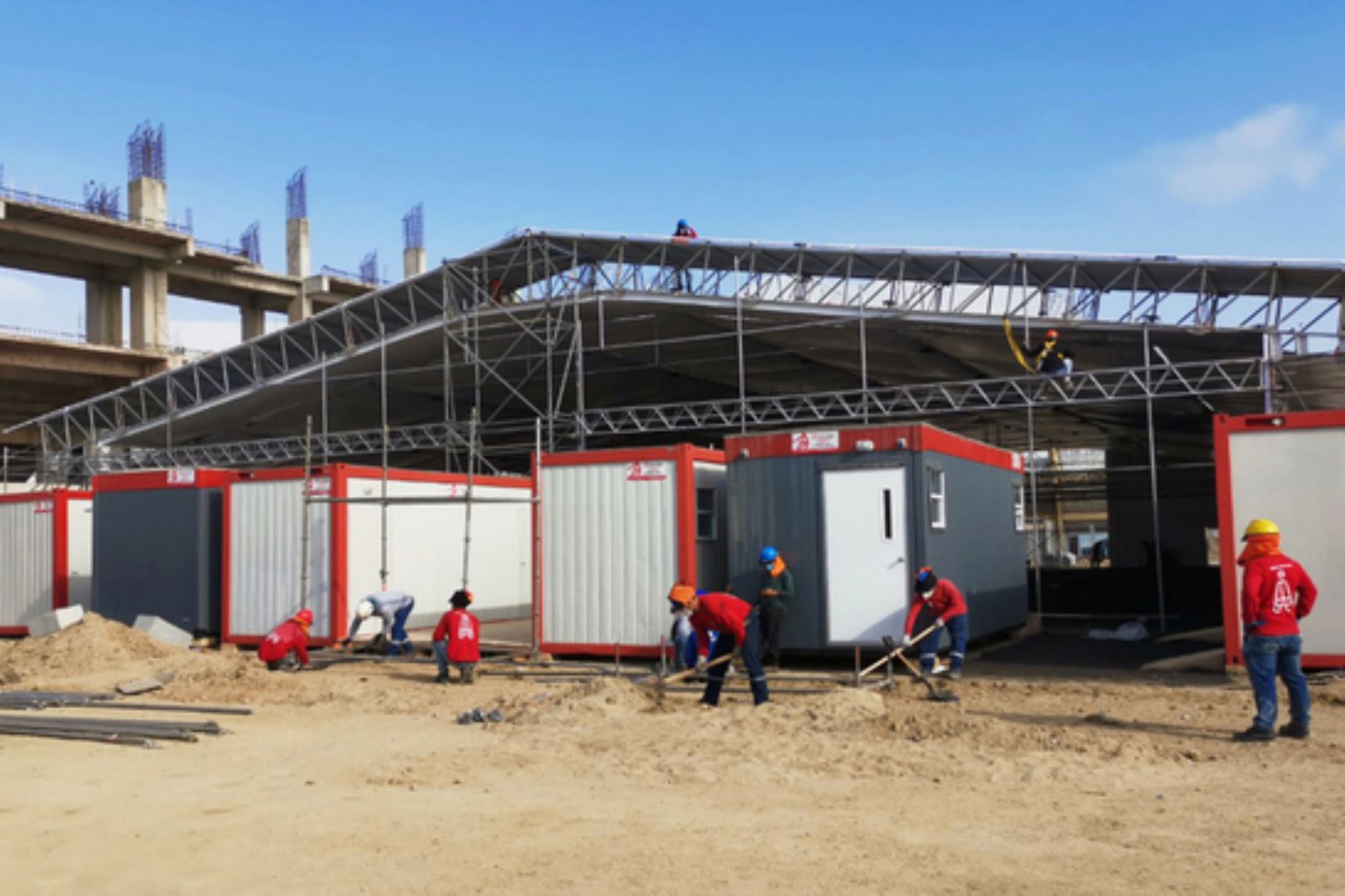 El Minsa pondrá en operatividad un hospital temporal en el estadio Campeones del 36 de la provincia de Sullana, región Piura. Foto: Minsa