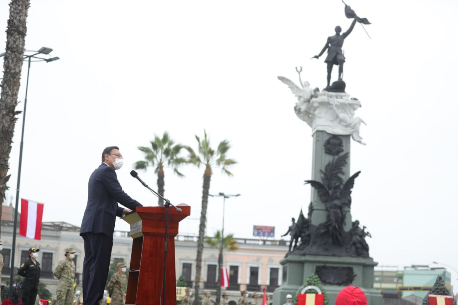 Presidente Vizcarra participa en ceremonia por el 140° aniversario de la batalla de Arica
