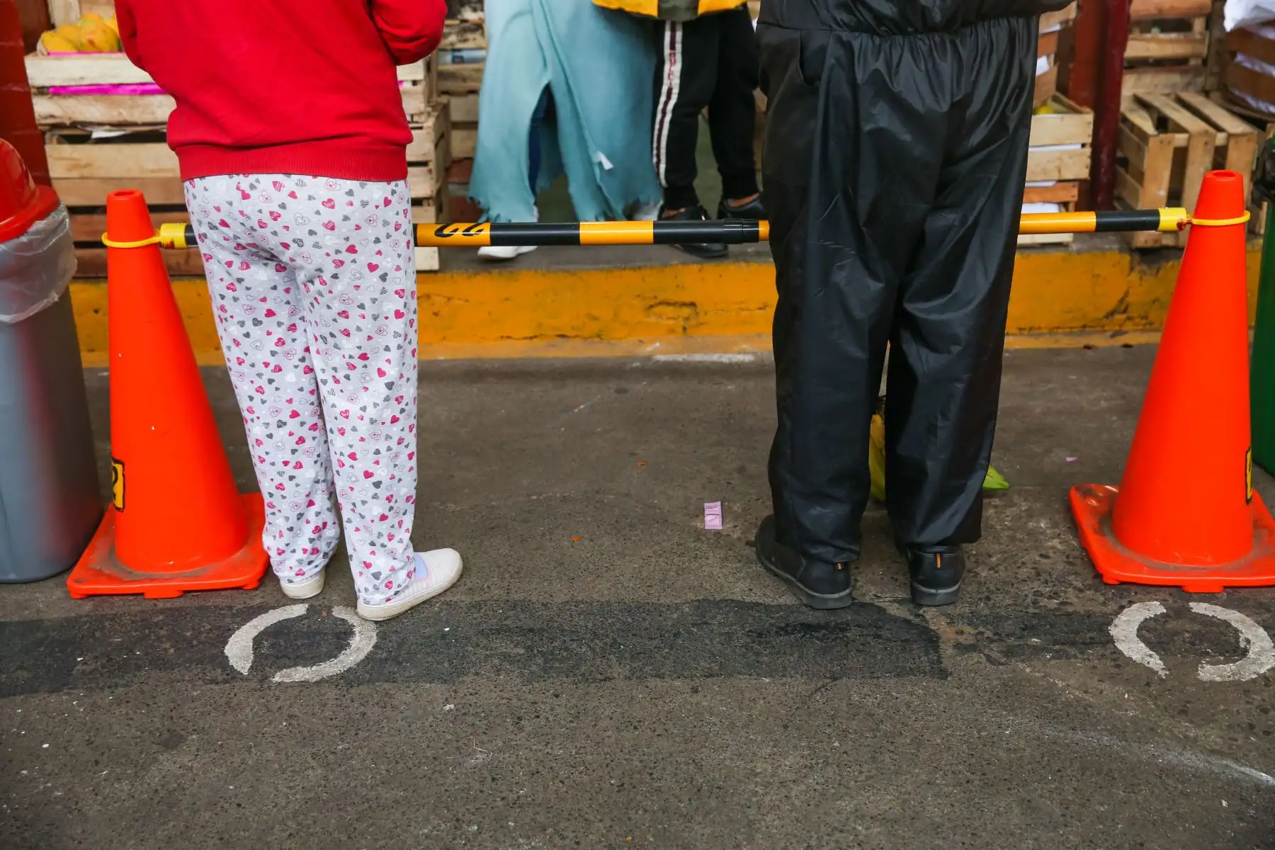 El Mercado Mayorista de Frutas de la Victoria, atiende al público con protocolos de seguridad. Foto: ANDINA/ Jhonel Rodríguez Robles