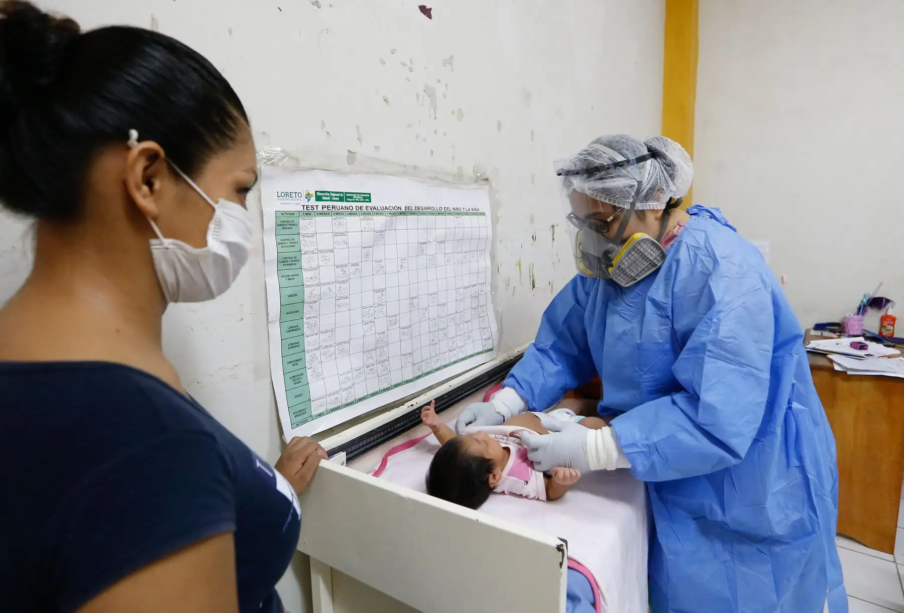Ministro de Salud Víctor Zamora supervisa el Centro Materno Infantil América en Iquitos.

Foto: MINSA