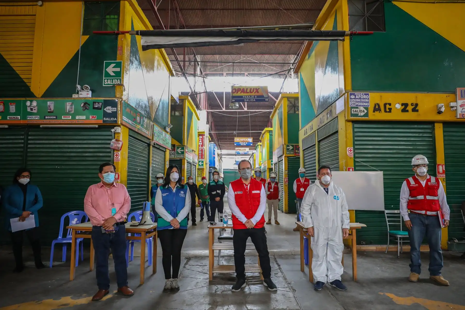 Municipalidad de Lima y el Ministerio de la Producción  inspeccionan galerías de Mercado Central, Mesa Redonda y Las Malvinas.
Foto: Municipalidad de Lima