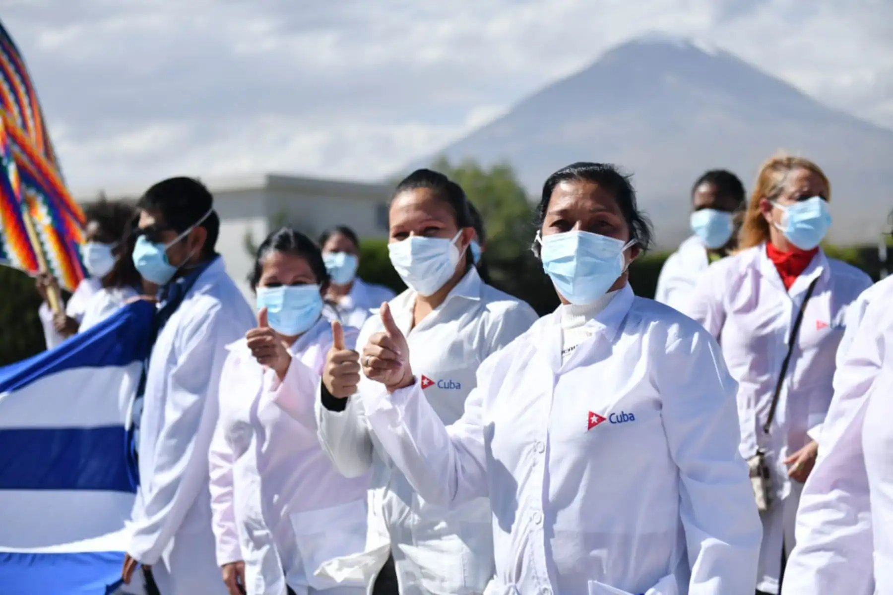 Delegación de médicos cubanos llegaron a Arequipa para atender pacientes covid-19. Foto: Gobierno Regional de Arequipa
